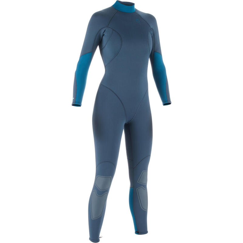 Duikpak voor dames neopreen 3 mm SCD 500 stormgrijs