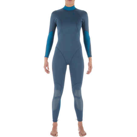 Women's diving wetsuit 3 mm neoprene SCD 500 storm grey