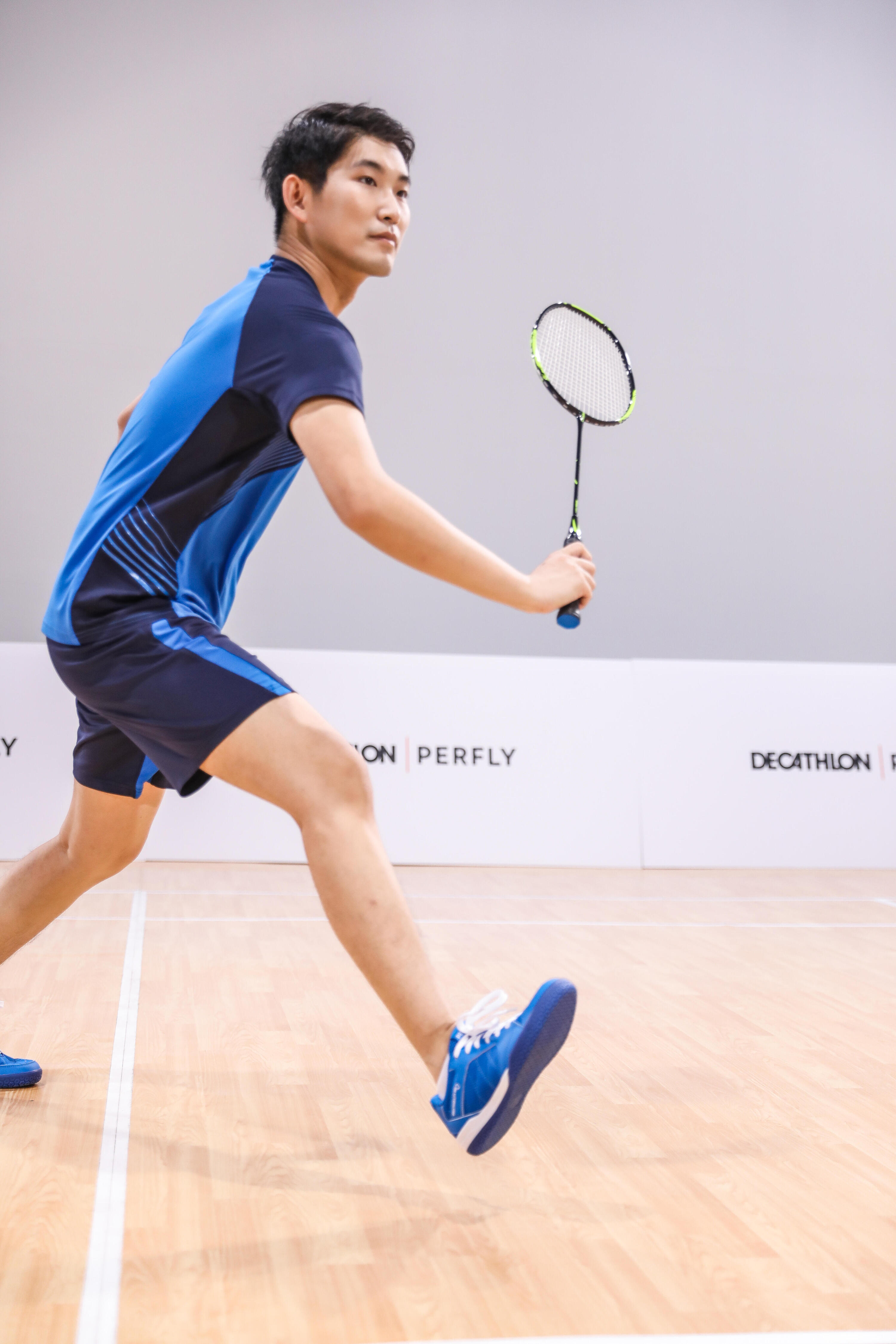 Tweedehands - Badmintonracket voor volwassenen BR 160 zwart/groen 20/23