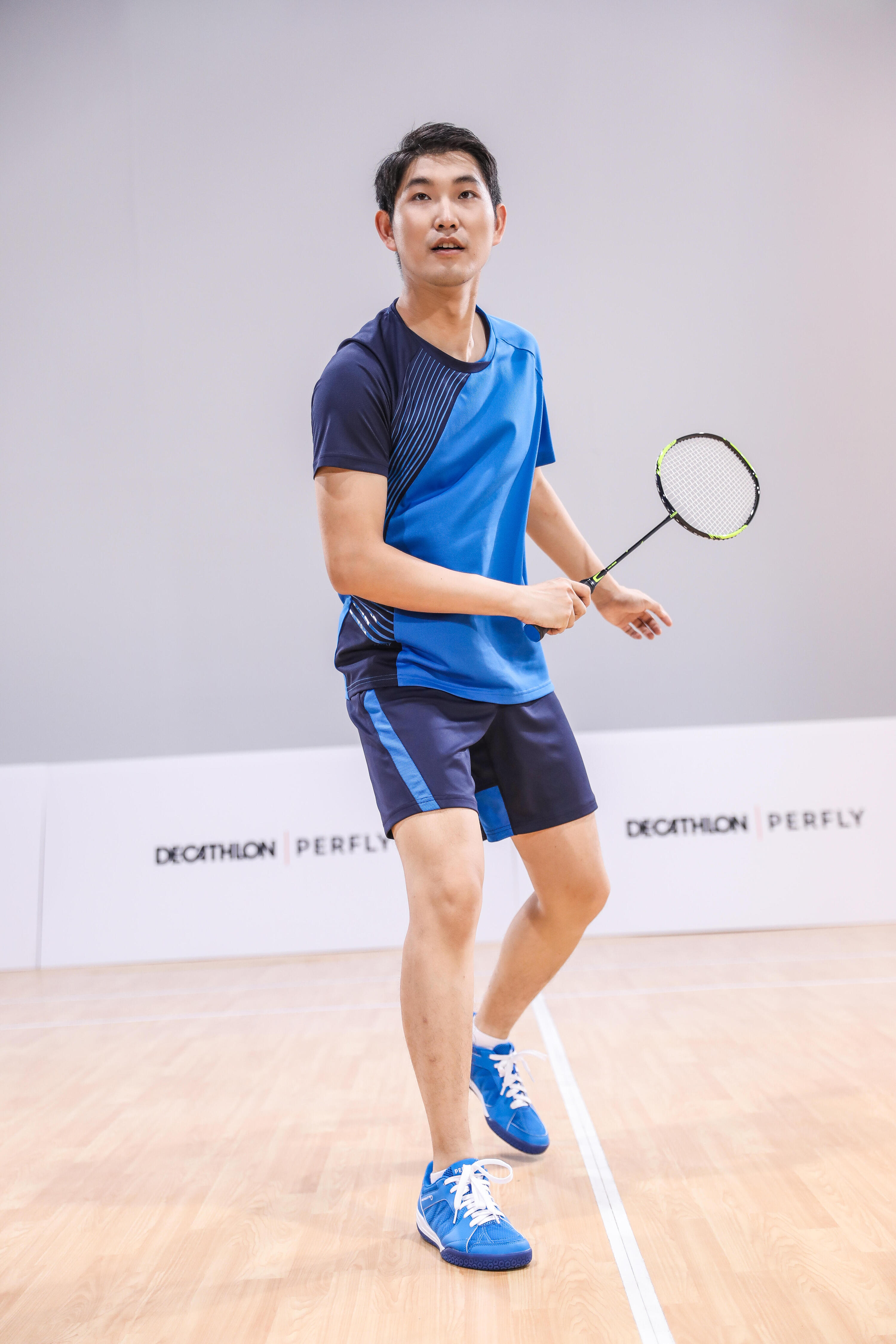 Tweedehands - Badmintonracket voor volwassenen BR 160 zwart/groen 19/23