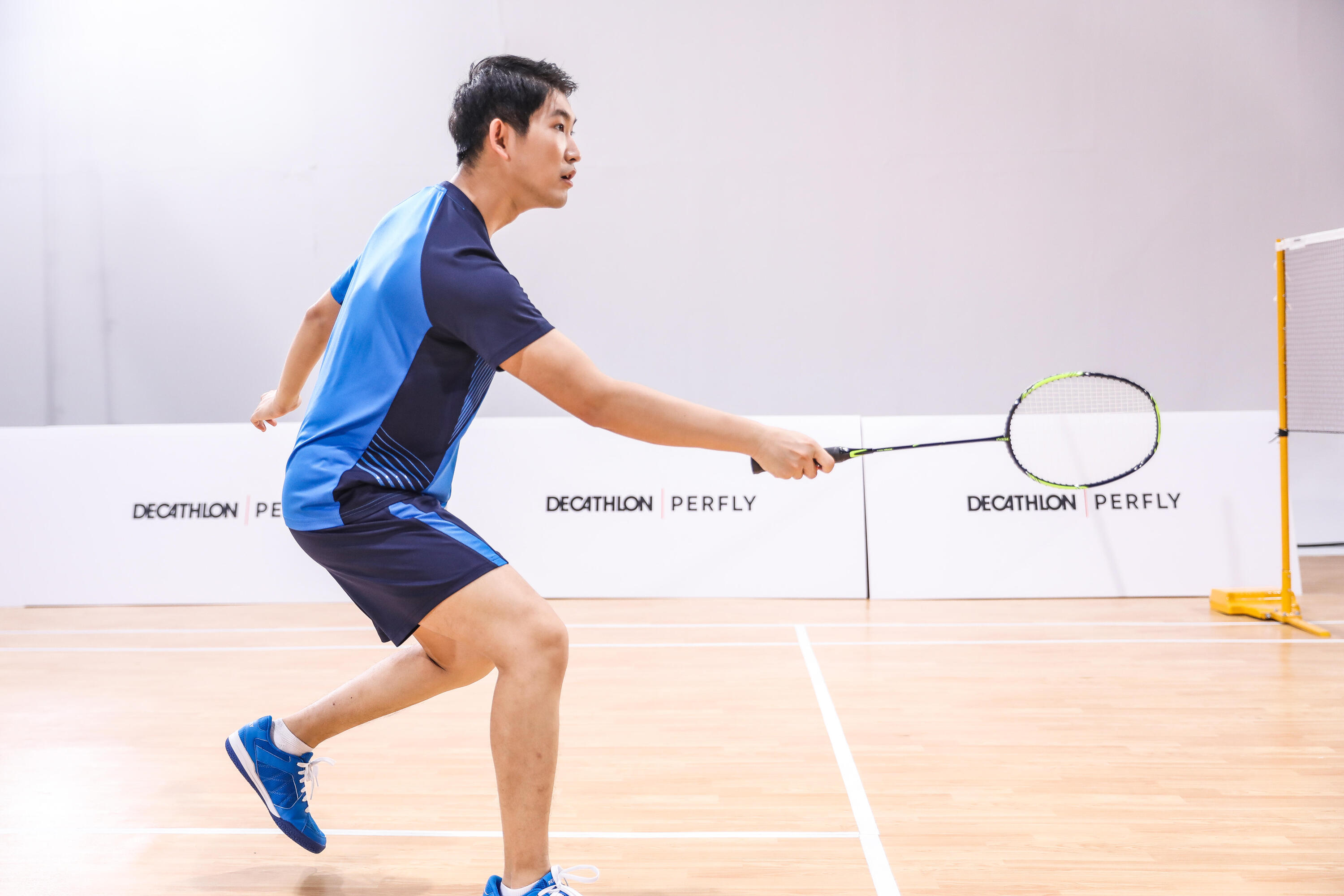 Tweedehands - Badmintonracket voor volwassenen BR 160 zwart/groen 17/23