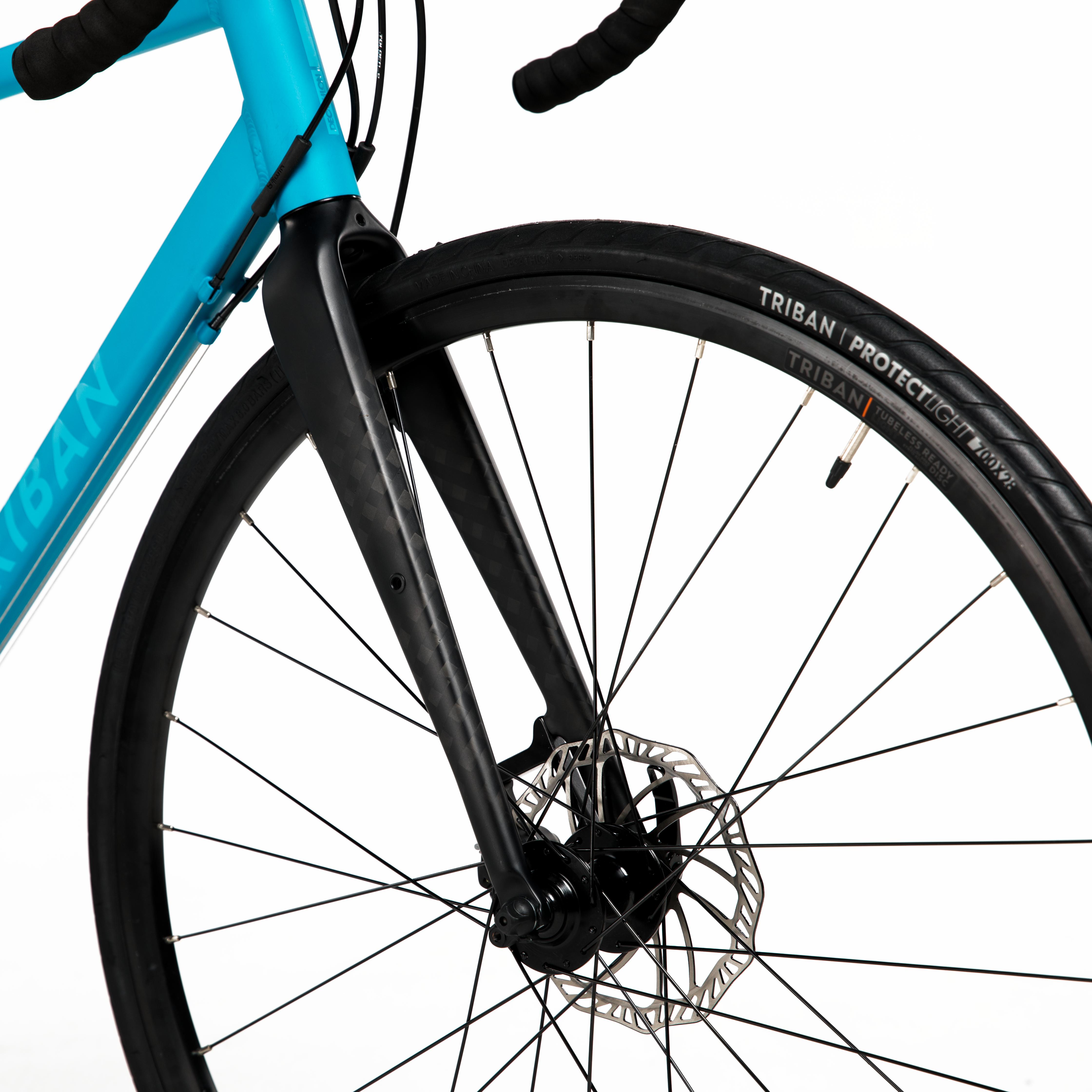 Bicicleta azul 2025 turquesa decathlon