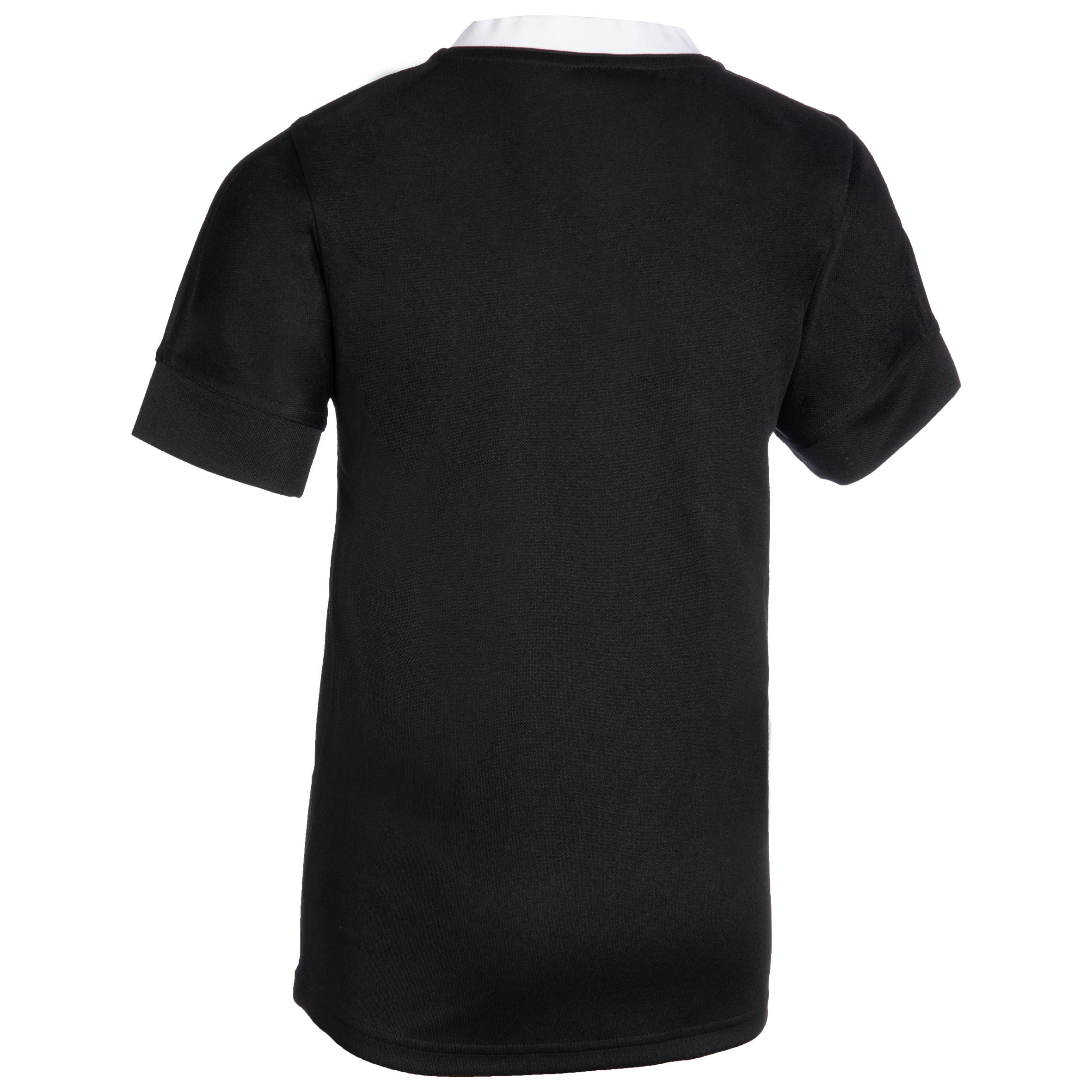 Kids' Rugby Short-Sleeved All Blacks Replica Home Shirt - Black 5/5