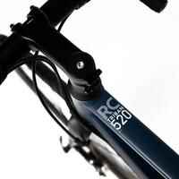 Bicicleta de carretera Triban RC 520 Disco 105 - Azul oscuro