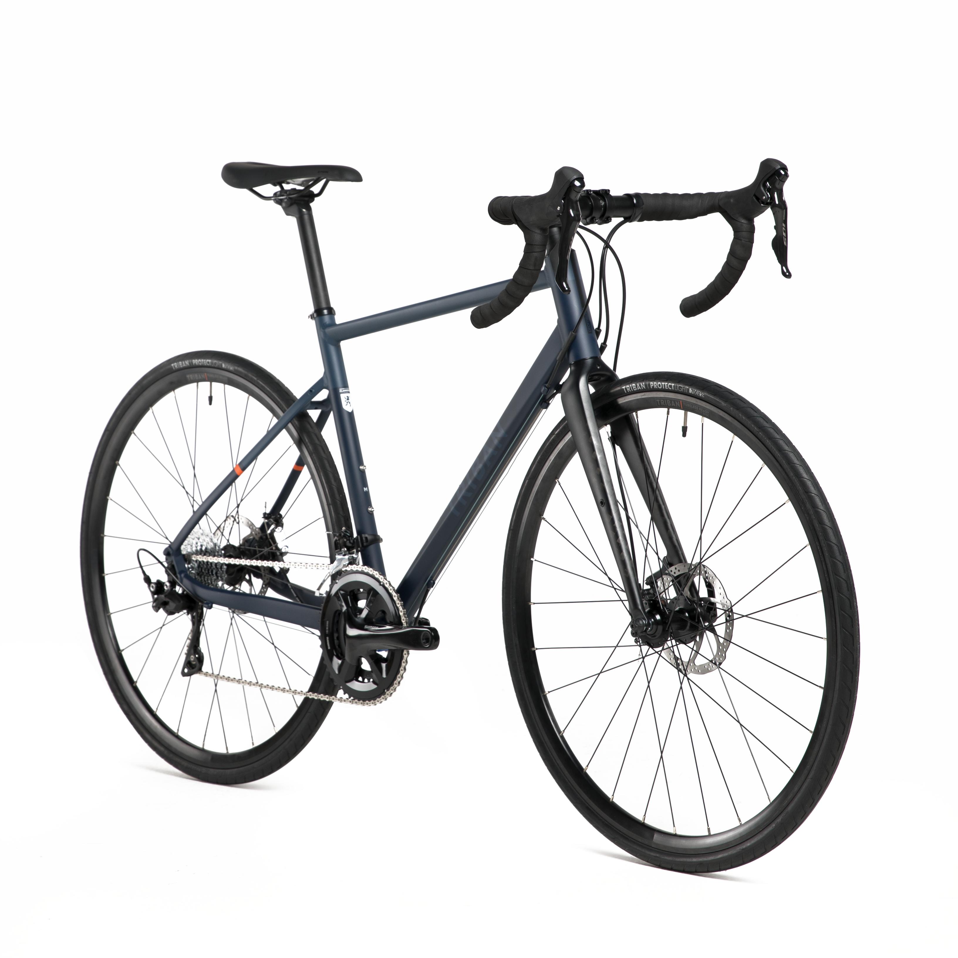 Men's Road Bike Shimano 105 - RC 520 Blue - TRIBAN