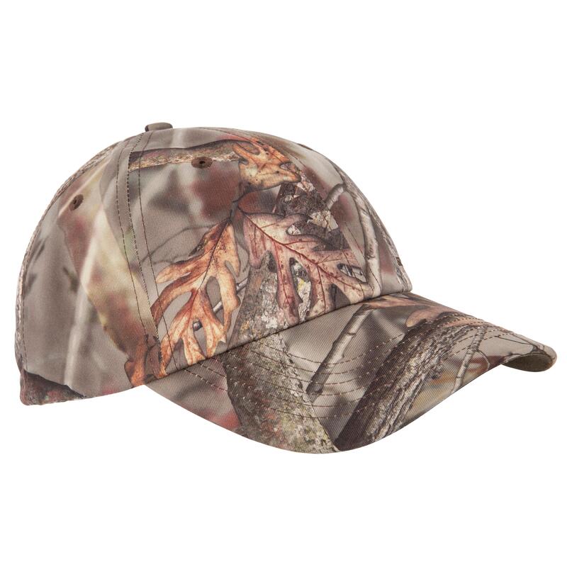 CASQUETTE CHASSE 100 CAMOUFLAGE FORET