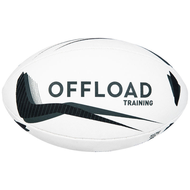 Ballon de rugby R300 taille 5 noir Ballon de rugby R300 taille 5 noir