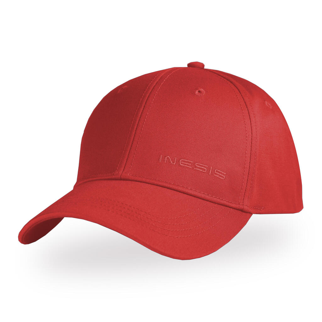 Adult golf cap - coral red