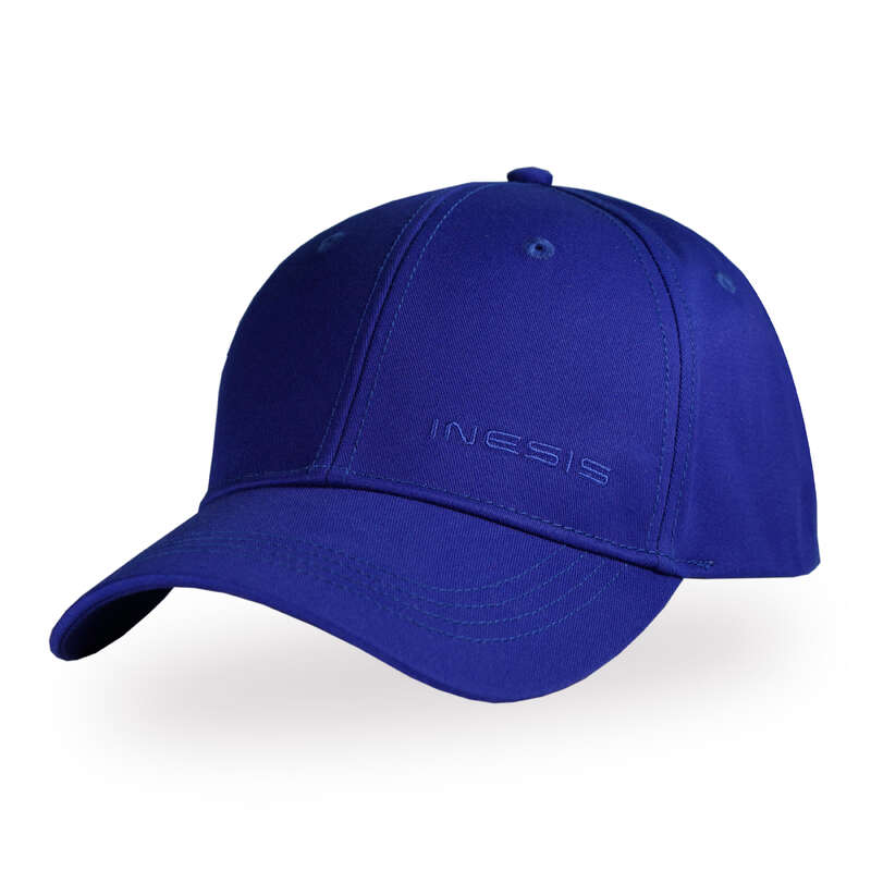 ODZIEŻ DO GOLFA MĘSKA UMIARKOWANA TEMP. Golf - Czapka z daszkiem niebieska INESIS - Odzież i obuwie do golfa