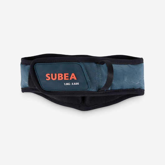 Lest de cou d&#039;apnée freediving FRD500 plomb 1,5 Kg