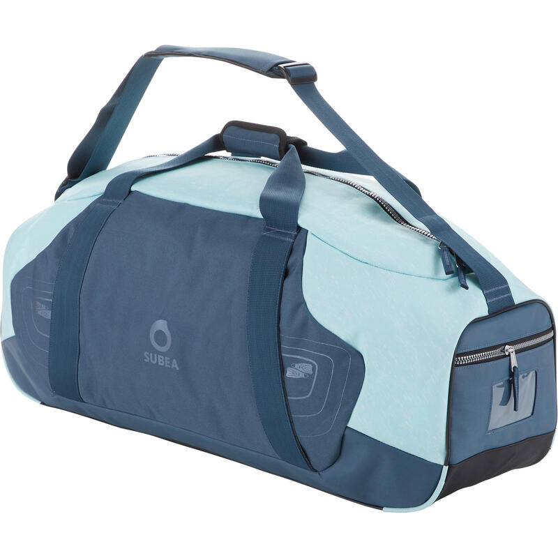 Sac de plongée sous-marine SCD 70 litres gris/vert pale