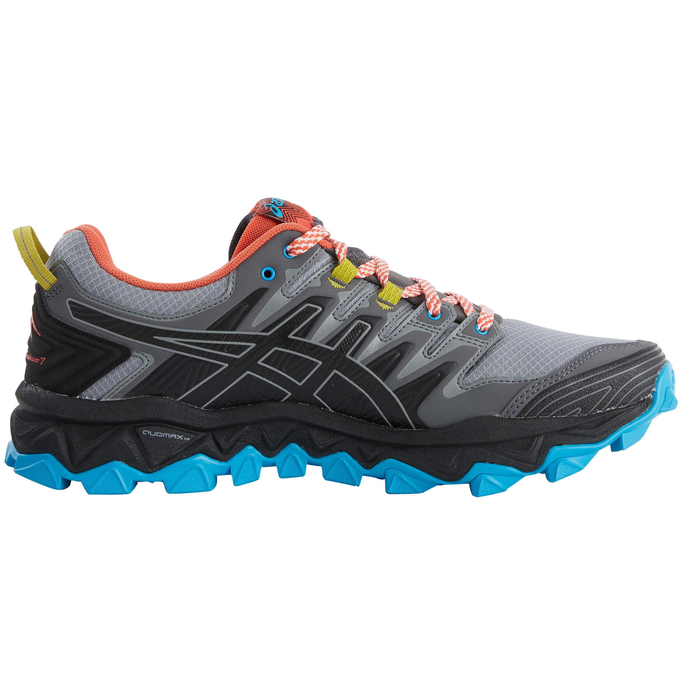 Asics Trailschoenen Voor Heren Gel Fuji Trabuco 7 Grijsblauw asics kopen in de aanbieding