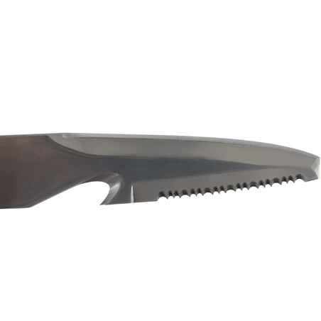 Plokščias nardymo su akvalangu peilis iš nerūdijančiojo plieno „SCD SP“