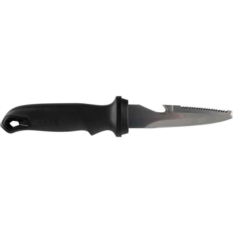 SCD SP scuba diving knife flat bladed blunted in stainless steel
