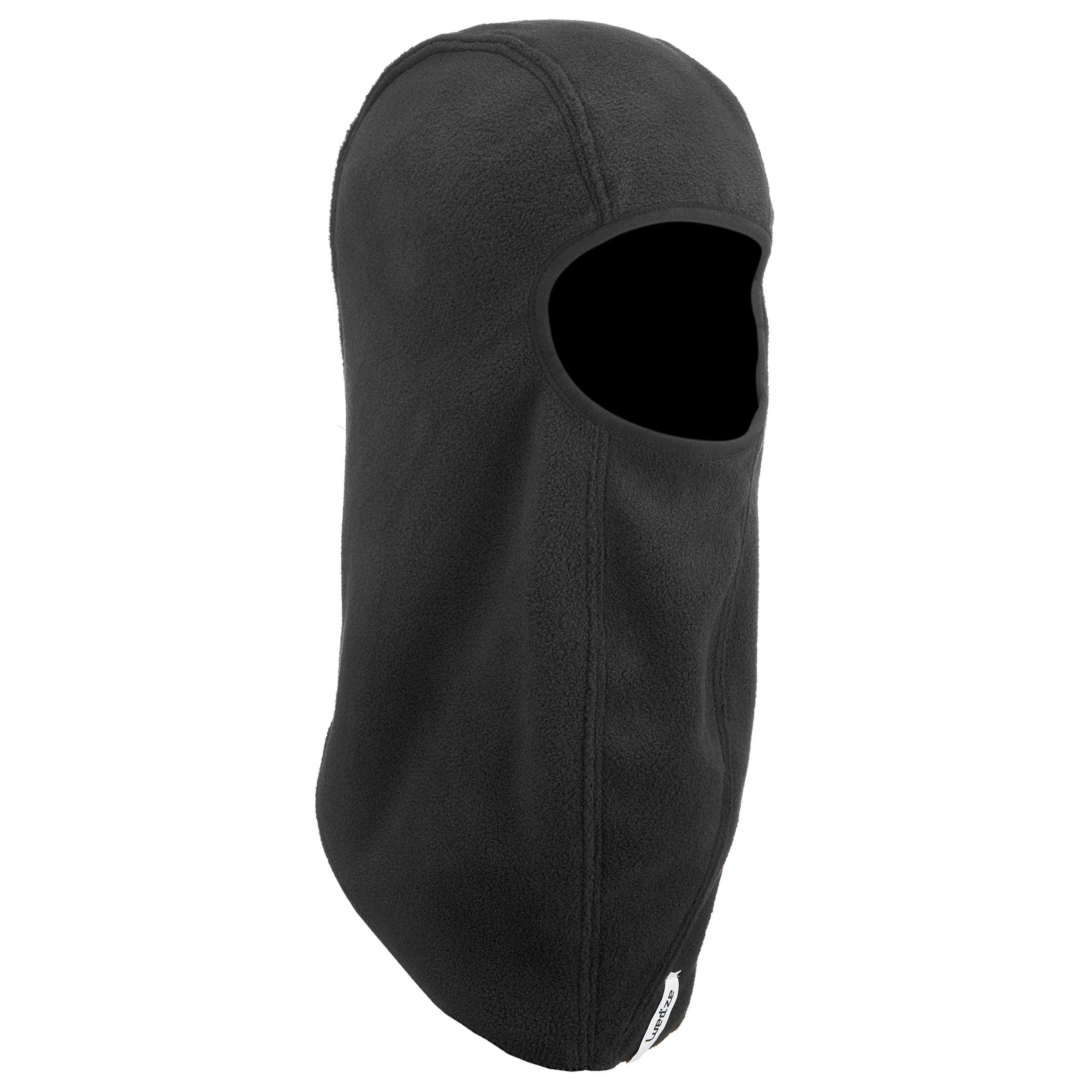 Cagoule de ski en laine polaire enfant – noir 1/6
