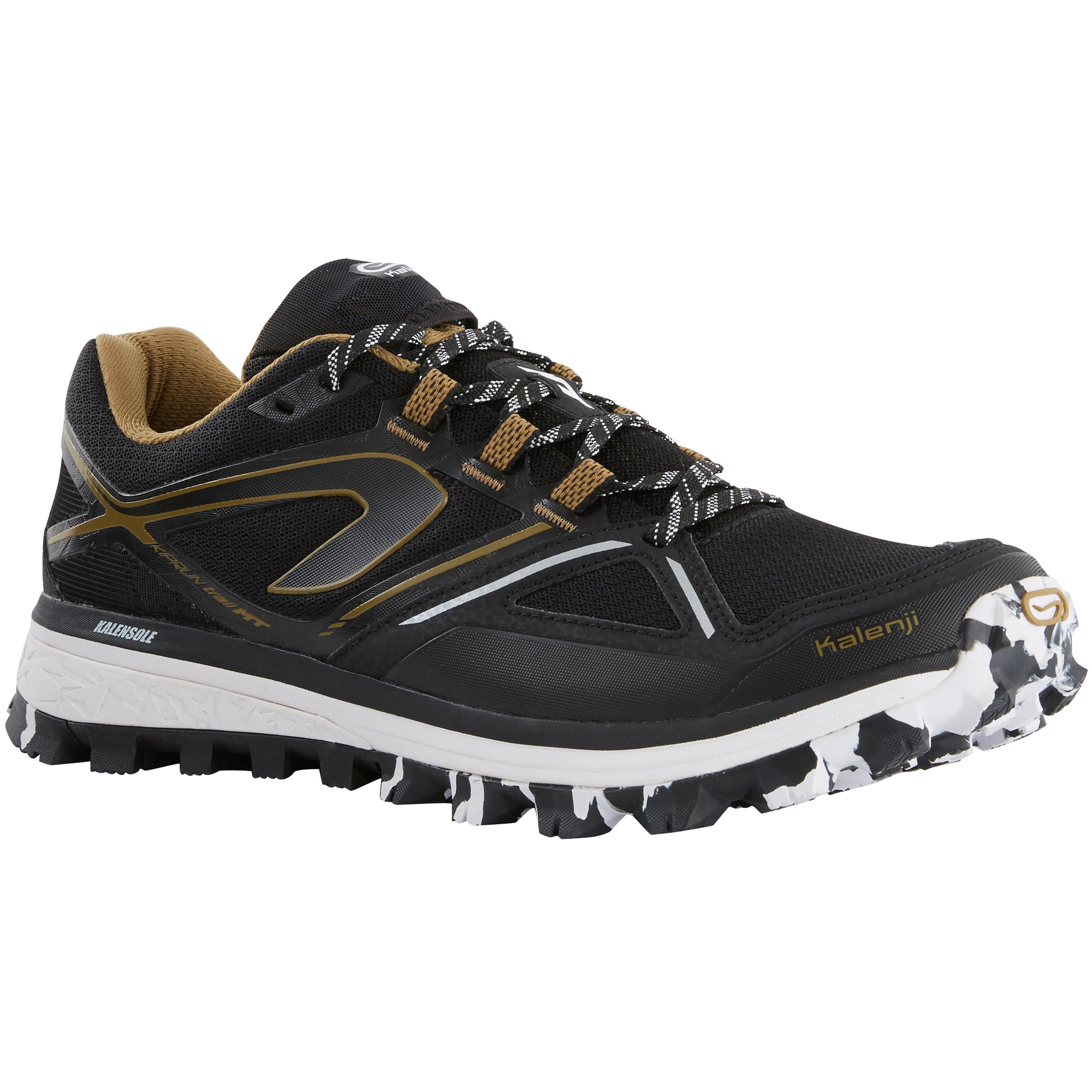 Men s Trail Running Shoes Kiprun MT black bronze Decathlon