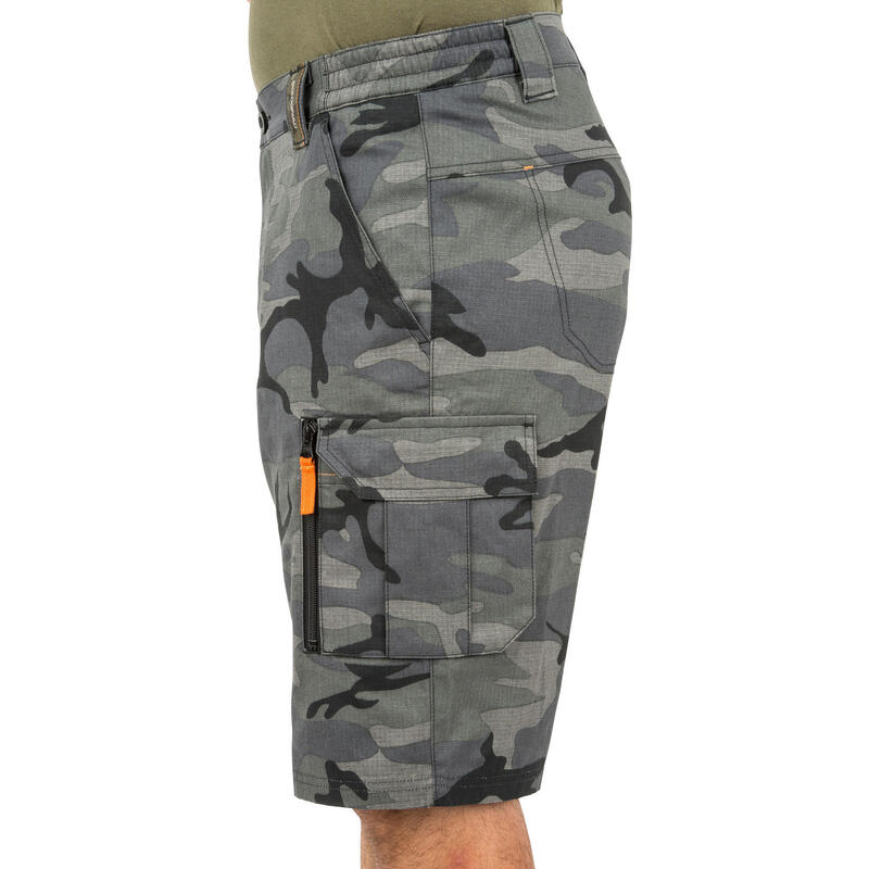 BERMUDE CARGO 500 Camuflaj WOODLAND Negru