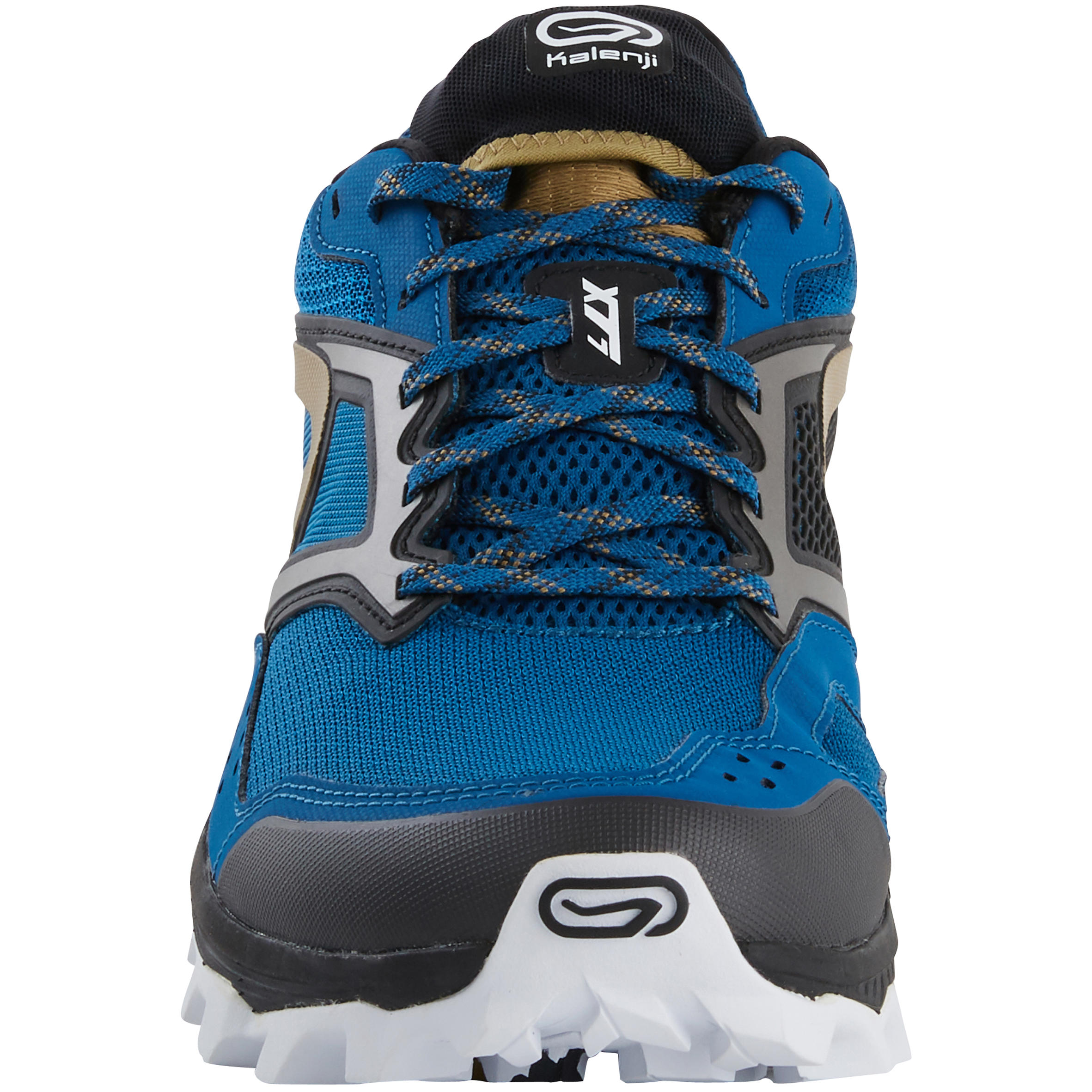 Chaussures de trail running pour homme XT7 bleue et bronze Decathlon