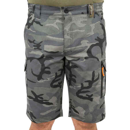 CARGO 500 shorts camouflage woodland black