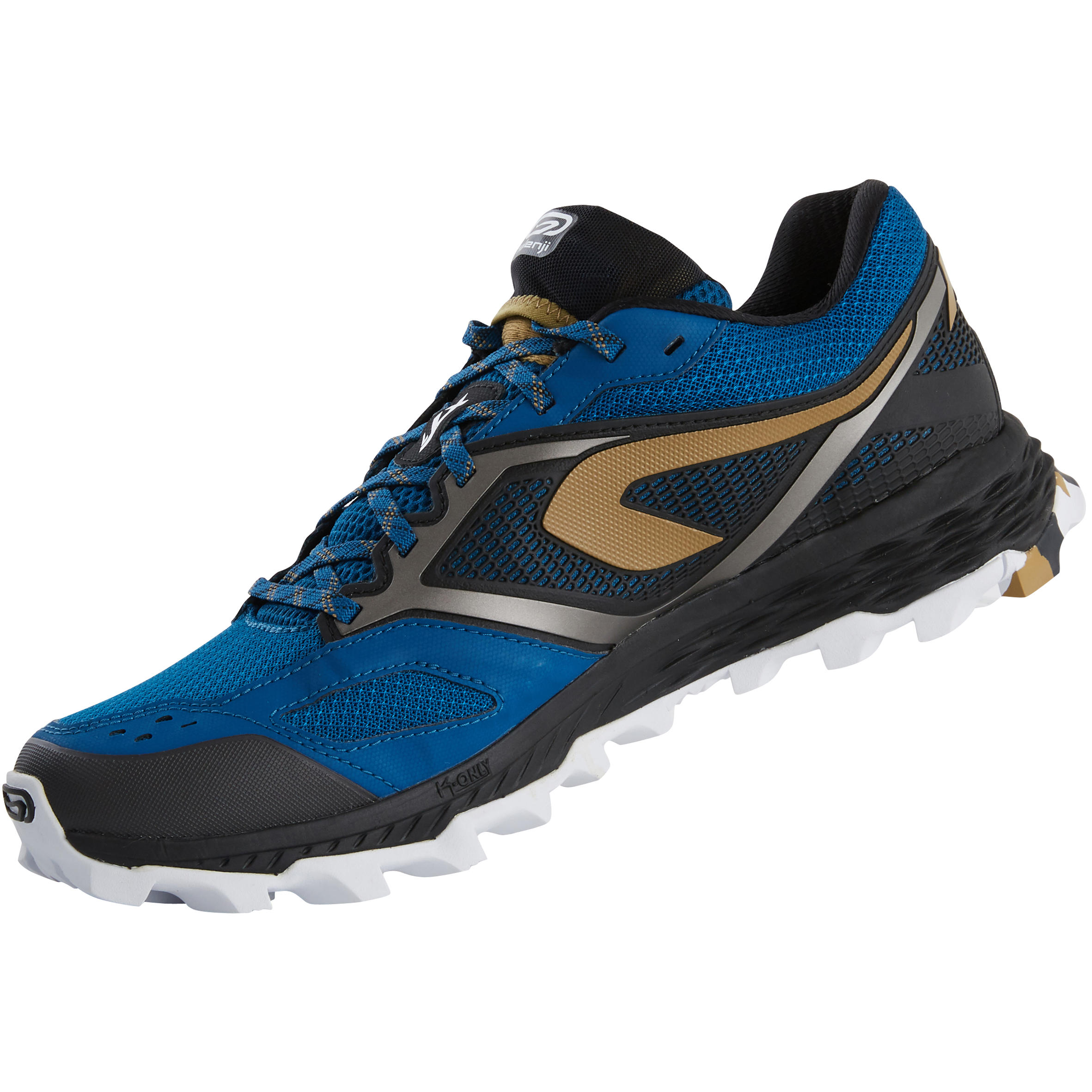 Chaussures de trail running pour homme XT7 bleue et bronze Decathlon