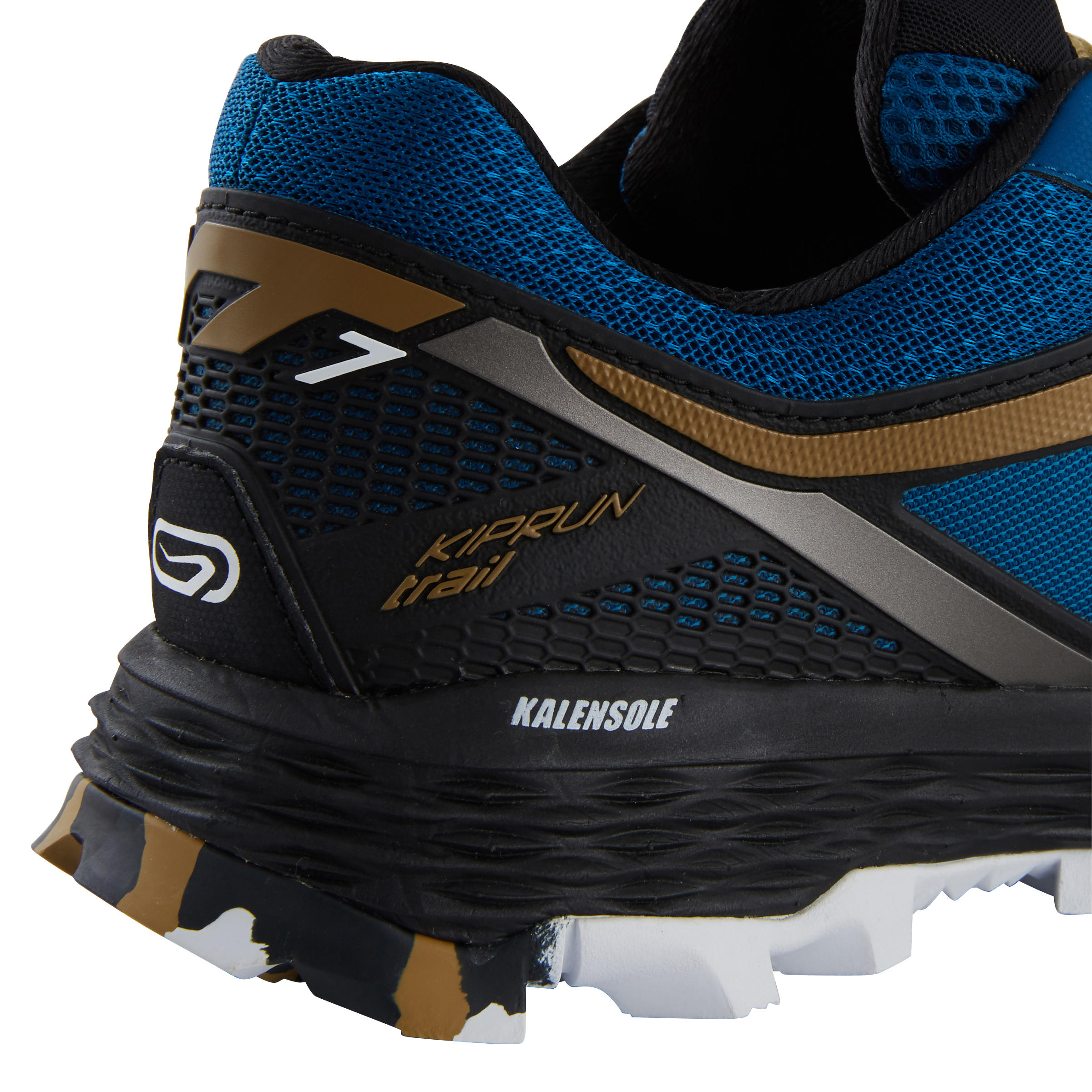 Chaussures de trail running pour homme XT7 bleue et bronze Decathlon