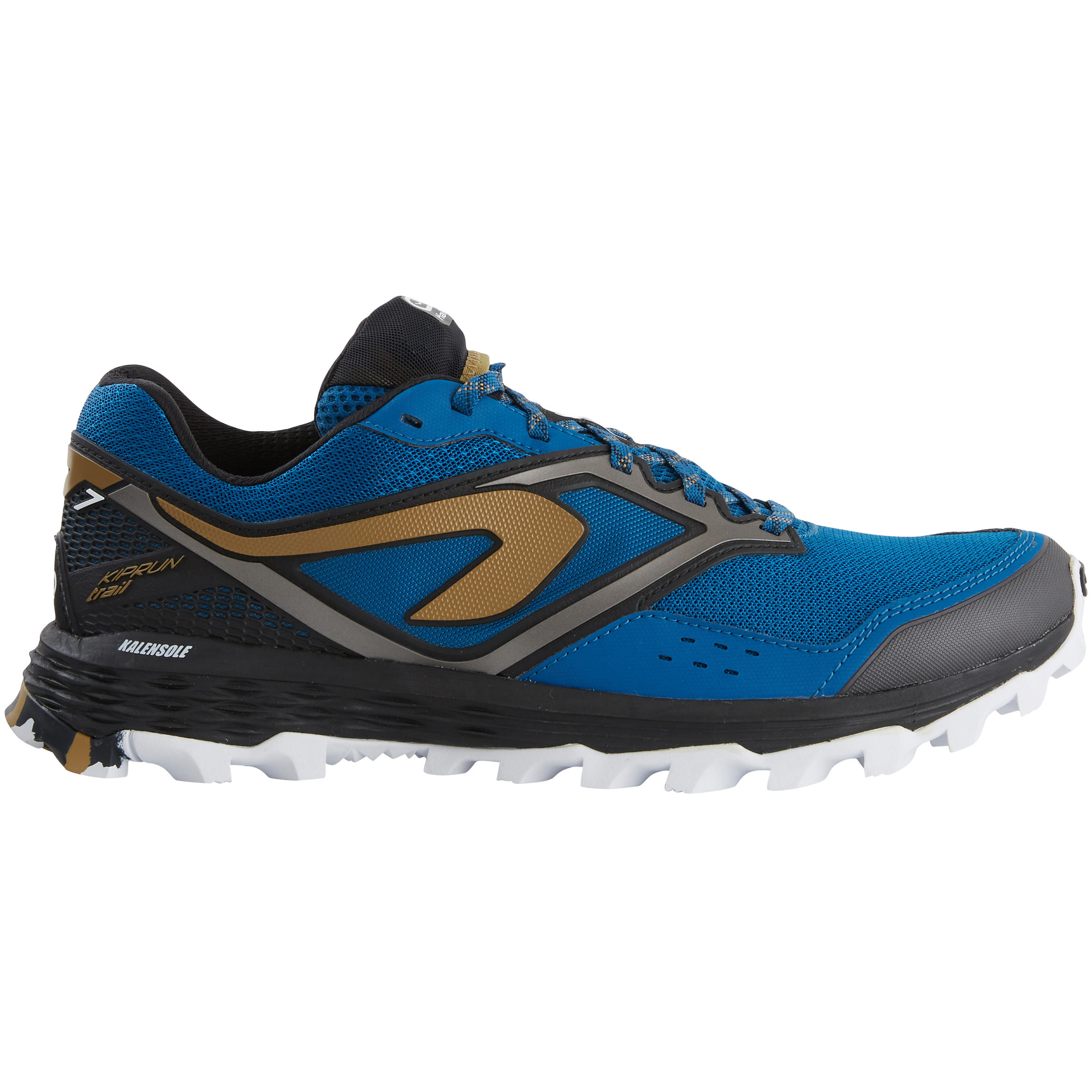 Chaussures de trail running pour homme XT7 bleue et bronze Decathlon