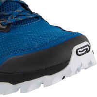 XT7 trail running shoes for men blue and bronze