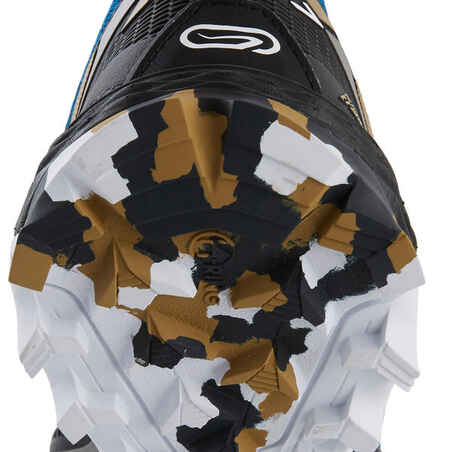XT7 trail running shoes for men blue and bronze