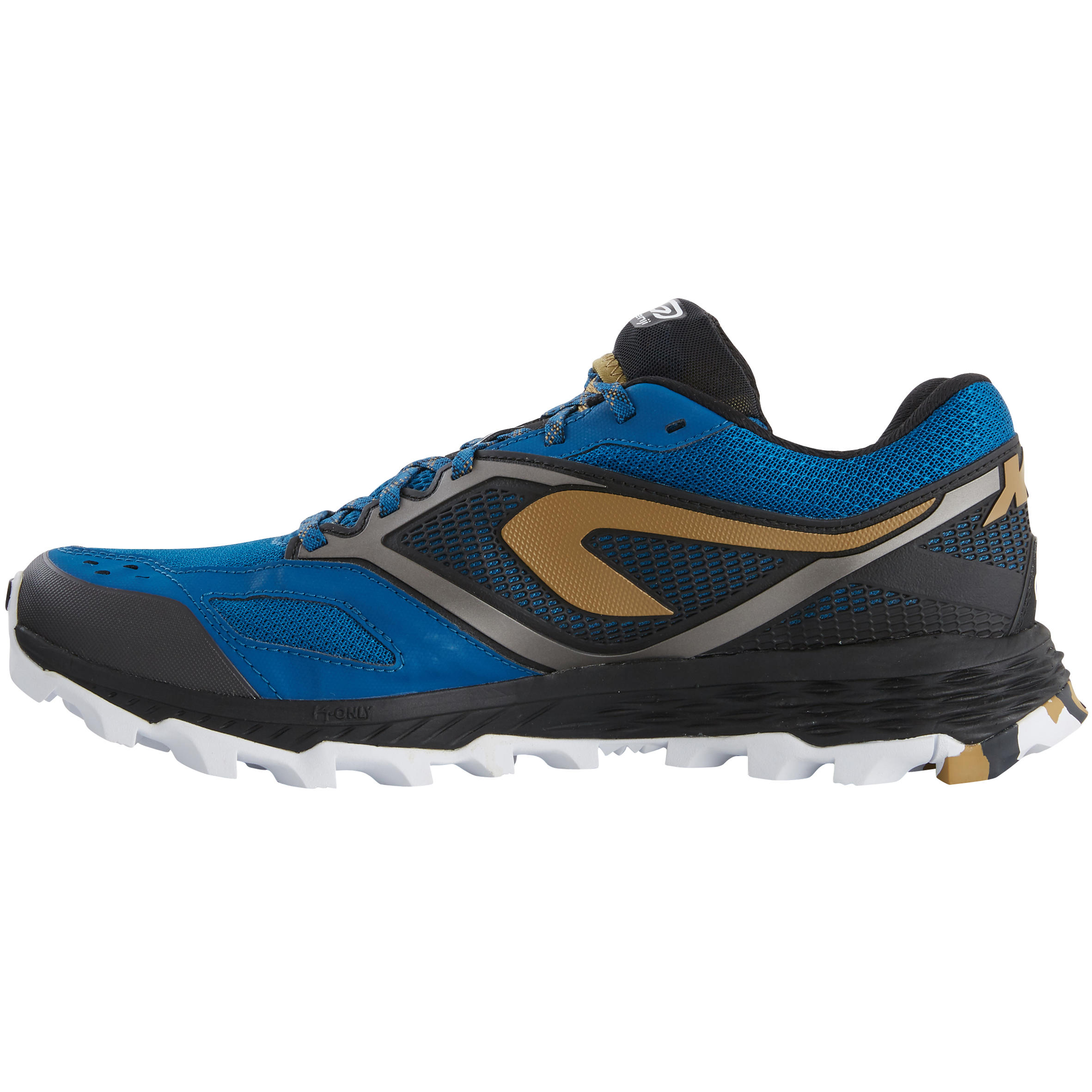 Chaussures de trail running pour homme XT7 bleue et bronze Decathlon