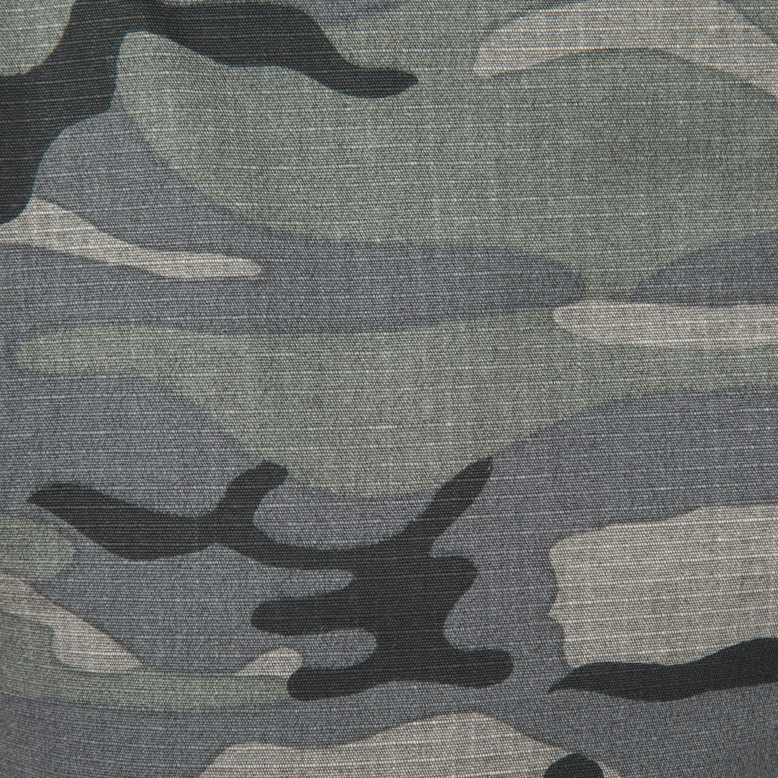 Jagdshorts/Bermuda Shorts 500 Cargo Camouflage Woodland schwarz 23/36