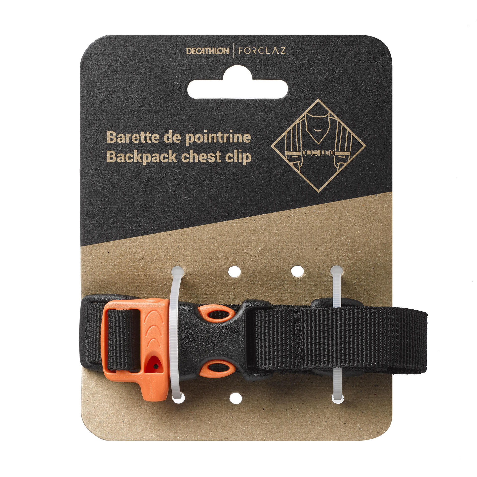 Barrette de poitrine pour sac à dos