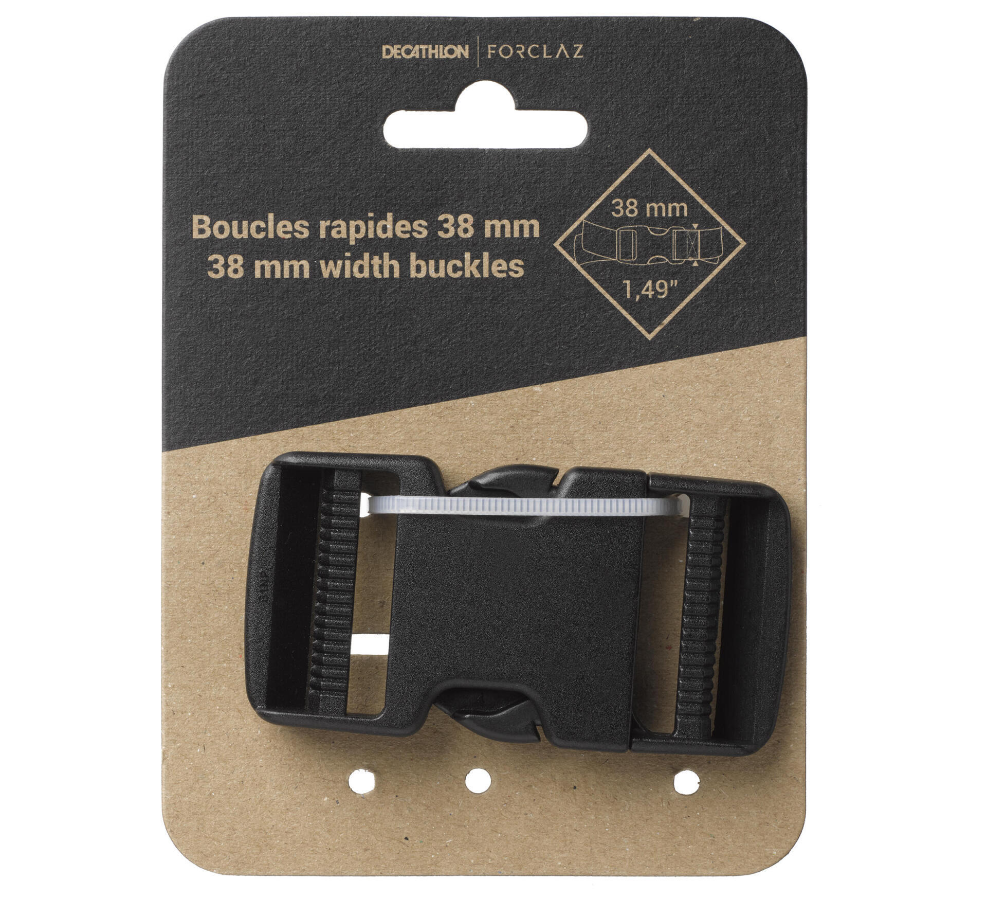 boucle ceinture 38mm sac à dos