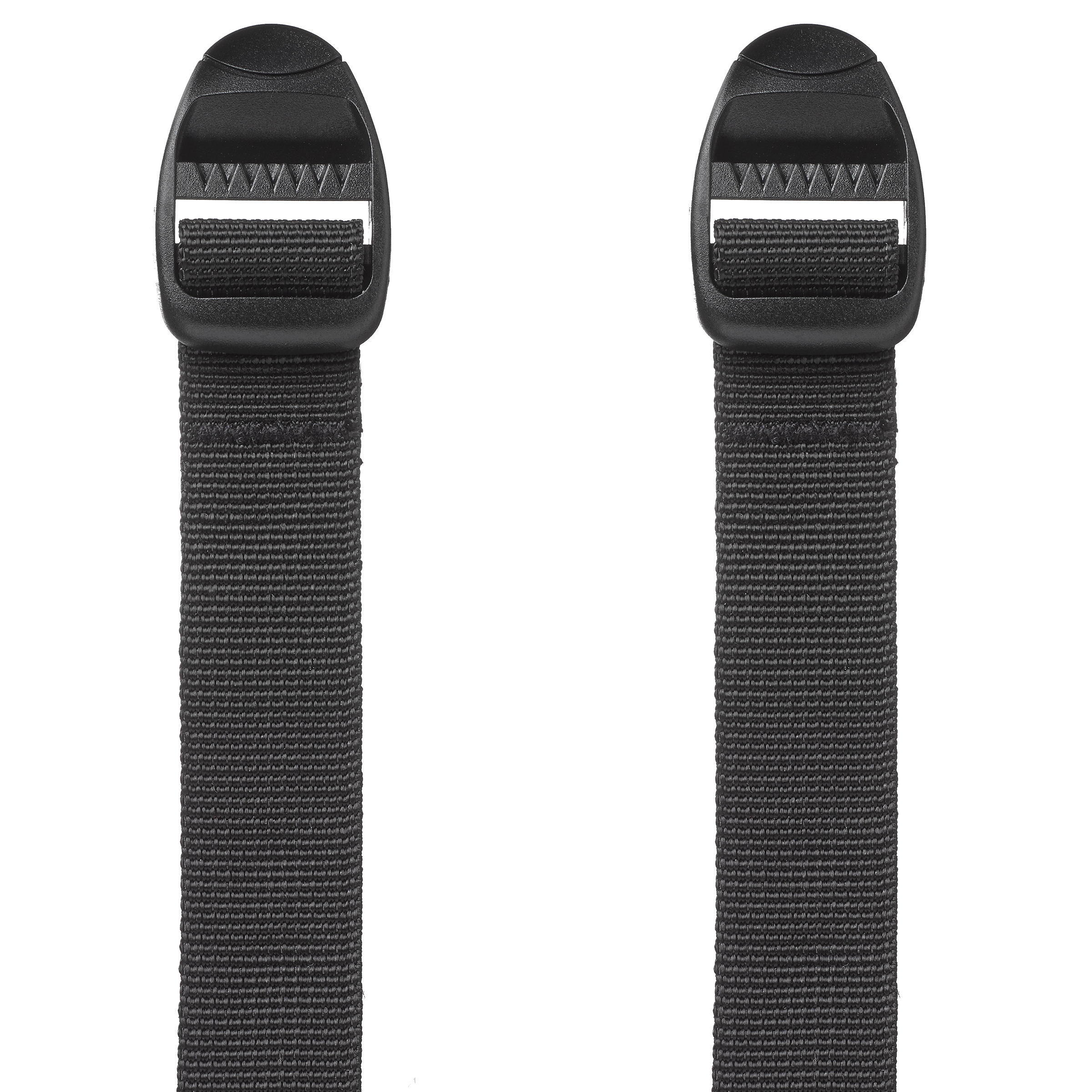 Lot de 2 sangles de serrage 25mm x 1m pour sac a dos de trekking FORCLAZ Decathlon