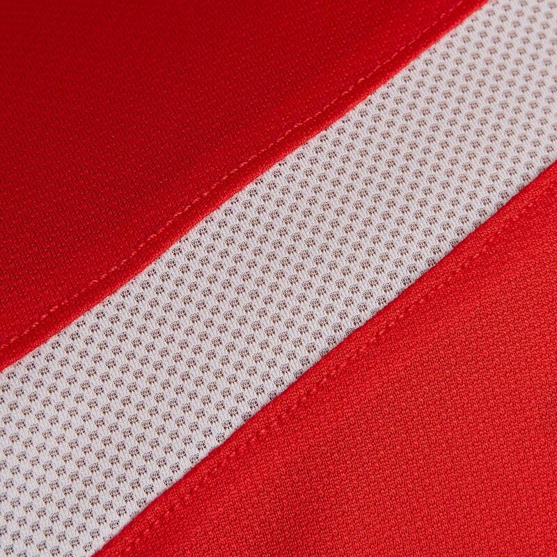 Dámský fotbalový dres F500 červeno-bílý