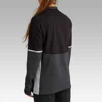 Sweatshirt Trainingsshirt Fussball T500 Damen schwarz