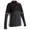 T500 Women's Football Training Sweatshirt - Black