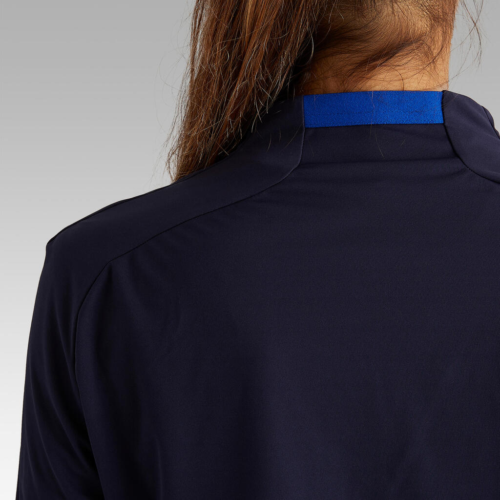 T500 Women's Football Training Sweatshirt - Blue