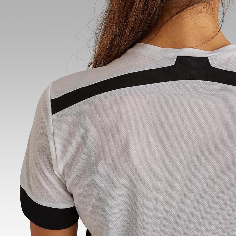 Fussballtrikot F500 Damen weiss