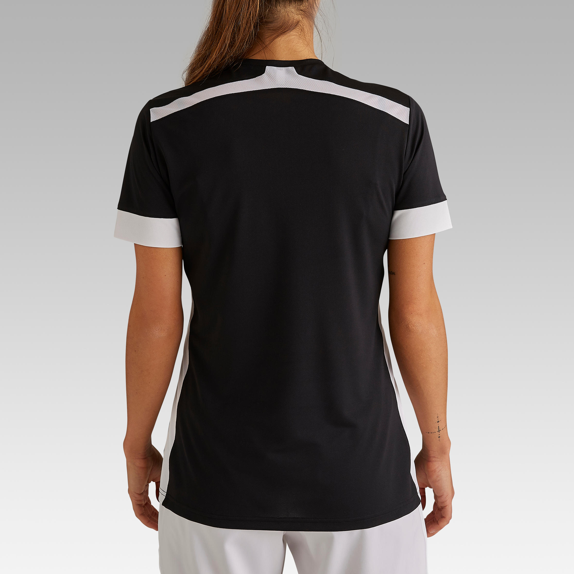 black white football jersey