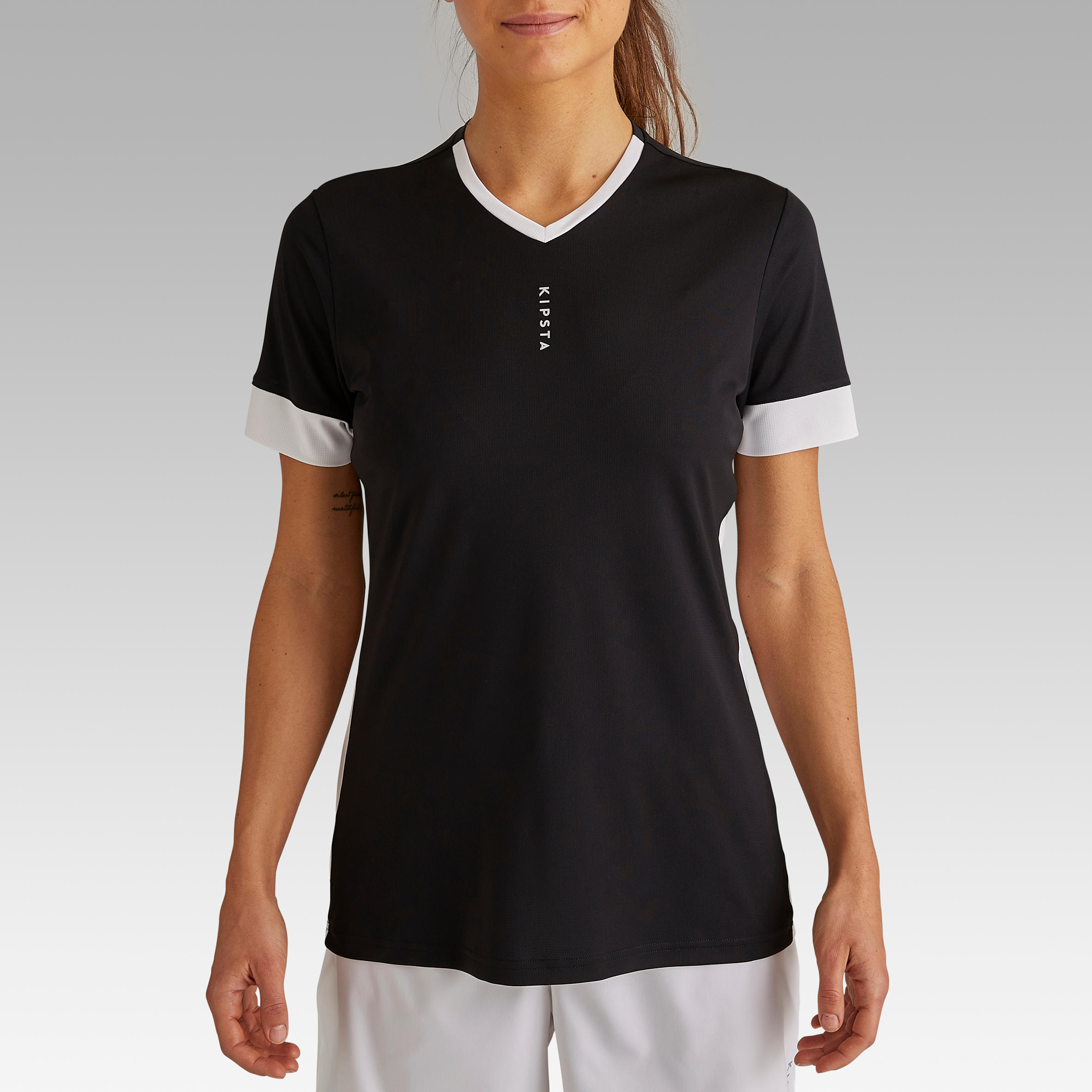 black and white jersey women's