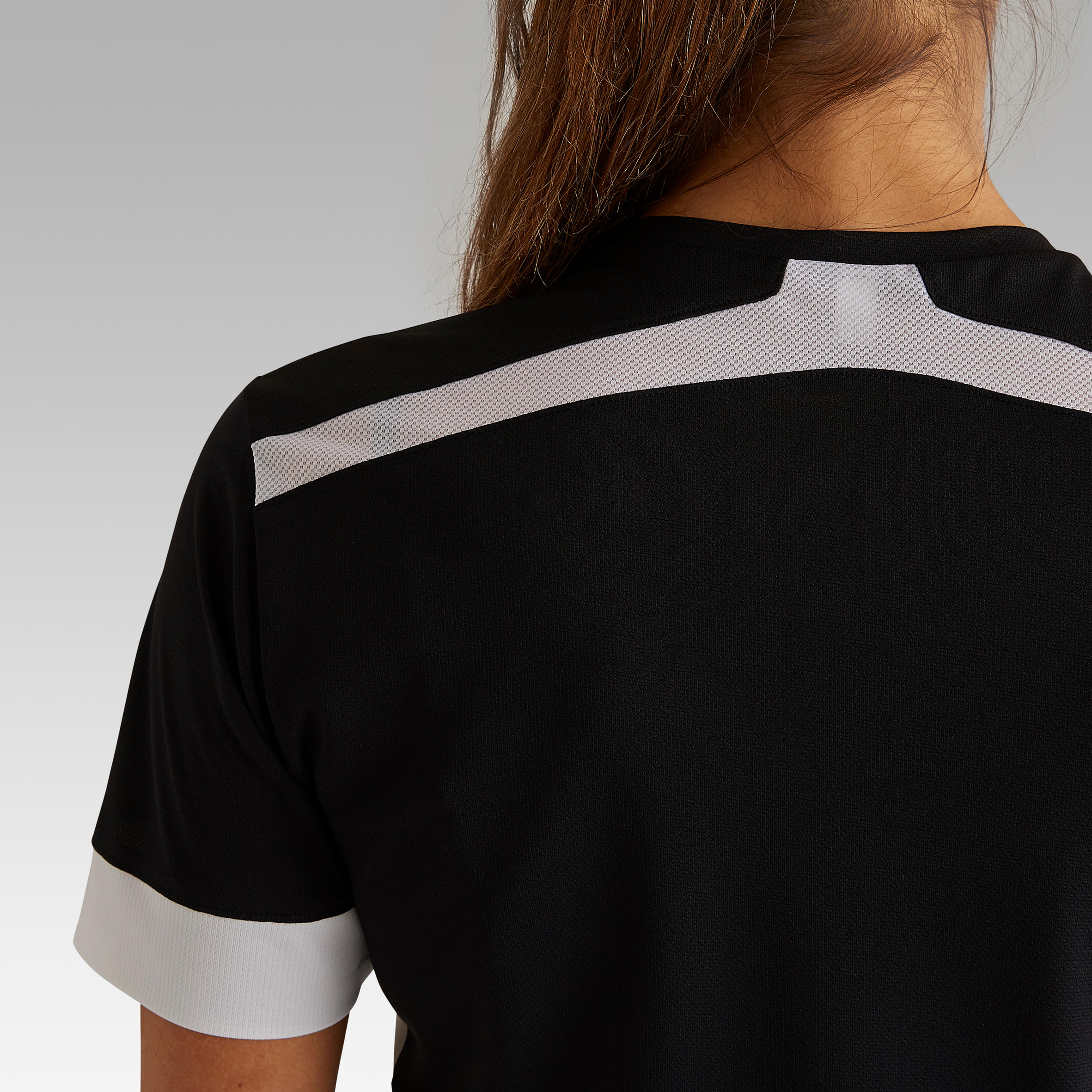 F500 Women's Football Jersey - Black/White 6/9