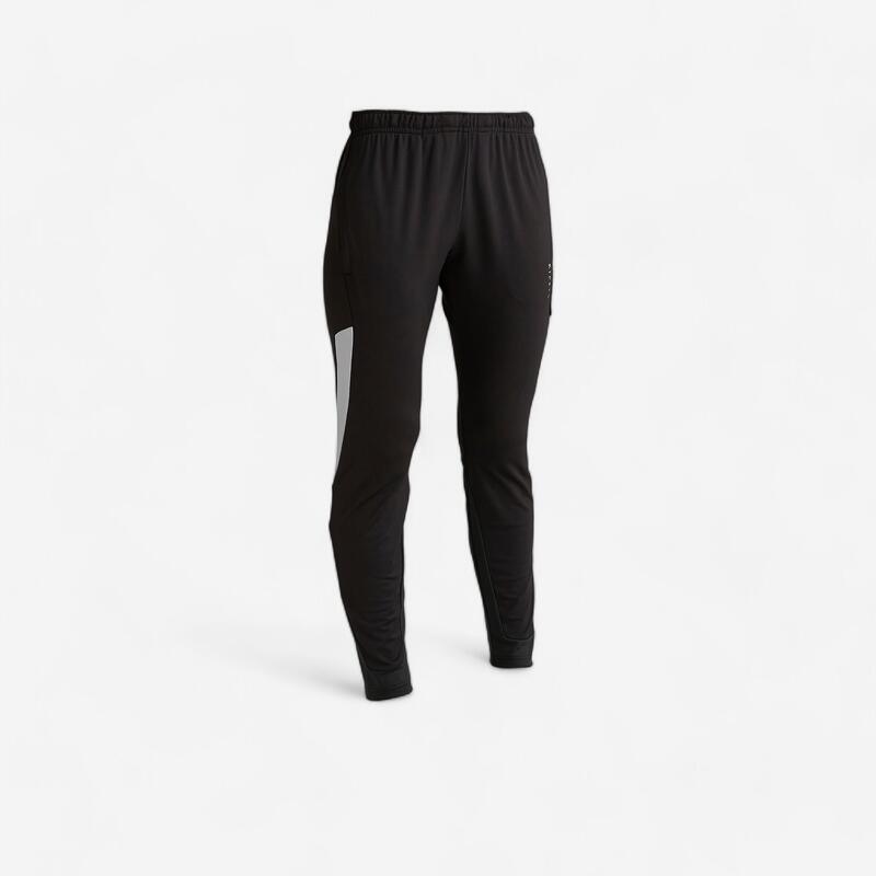 Pantalon d'entraînement de soccer femme T500 noir Pantalon d'entraînement de soccer femme T500 noir