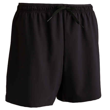 Pantalón Corto Fútbol Mujer Kipsta F500 Negro