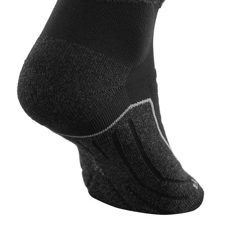 Sivo-crne visoke čarape za planinarenje MH900 (2 para)