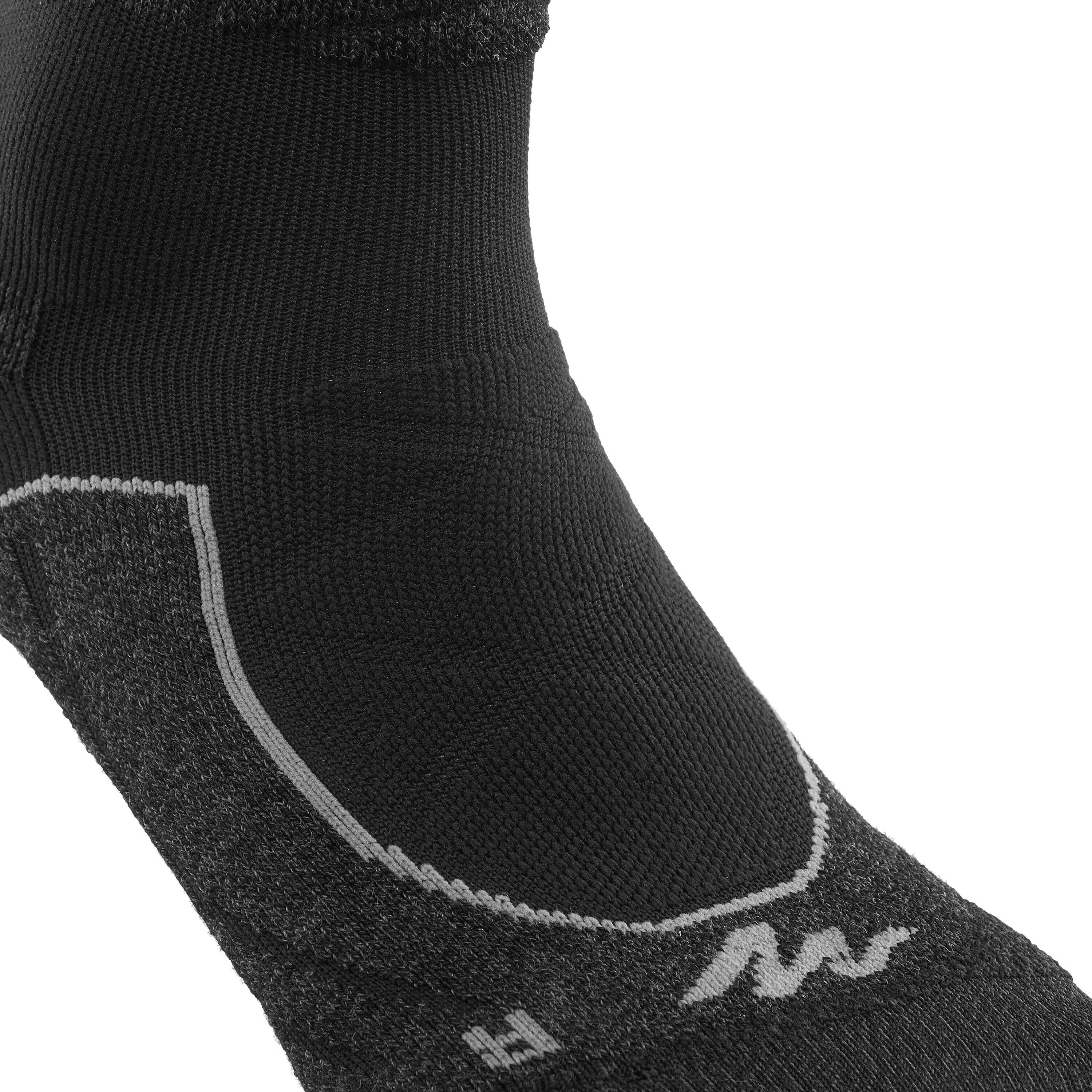 High Mountain Hiking Socks. MH 900 2 pairs - Grey/Black -  5