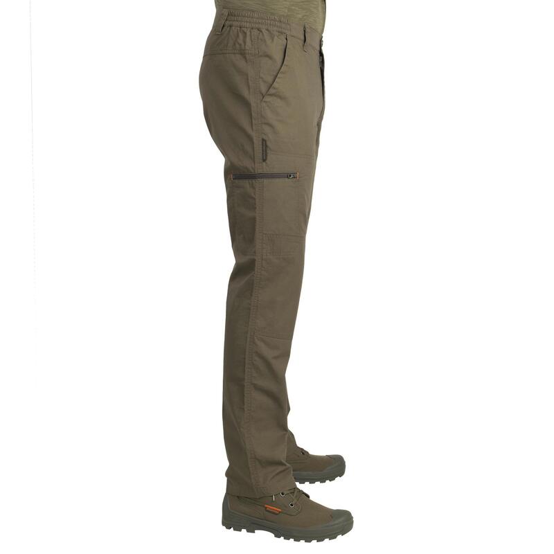 Pantalon léger chasse homme - 100 vert