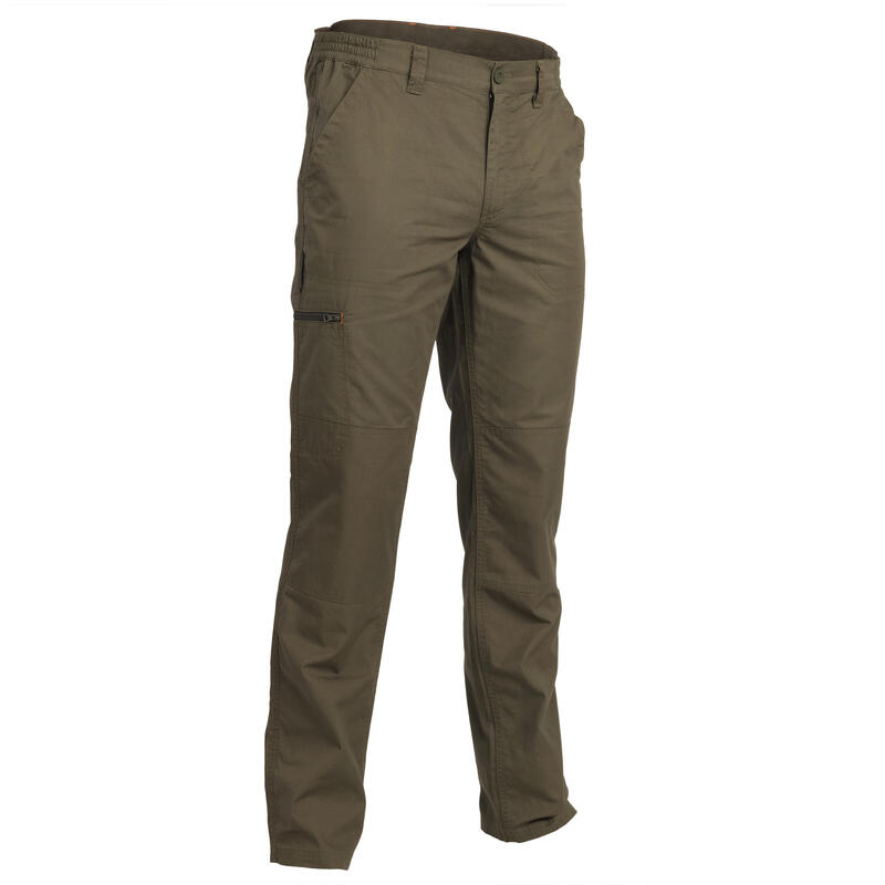 Pantalon léger chasse homme - 100 vert