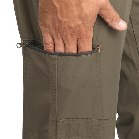 Pantalon léger chasse homme - 100 vert