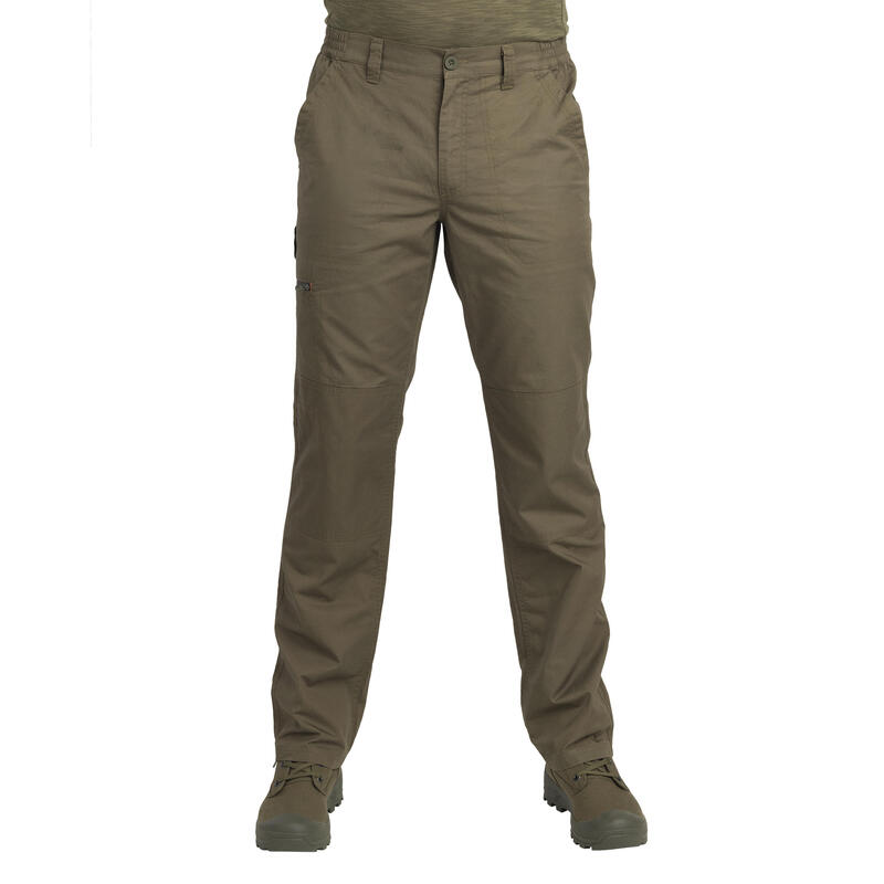 Pantalon léger chasse homme - 100 vert