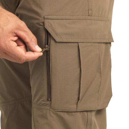 Men's Country Sport Lightweight Breathable Trousers - 500 Beige